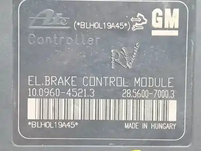 Second-hand car spare part abs for opel astra j (p10) 1.7 cdti (68) oem iam references 13347807 06540828930004 
