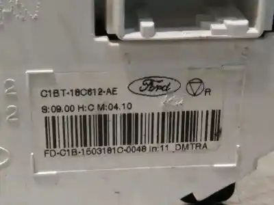 Second-hand car spare part climate control for ford fiesta (ccn) 1.0 ecoboost cat oem iam references c1bt18c612ae  