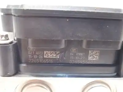 Pezzo di ricambio per auto di seconda mano abs per renault captur i (j5_, h5_) 1.5 dci 90 riferimenti oem iam 476601203r 2265106516 269722