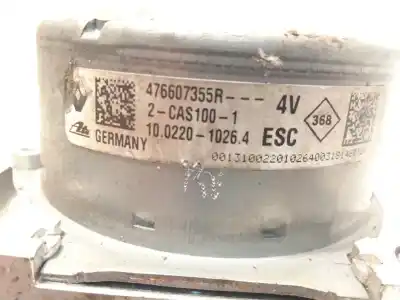 Автозапчастина б/у абс для renault megane iv fastback (b9a/m/n_) 1.2 tce 130 (b9mr) посилання на oem iam 476607355r 28515242333 10022010264
