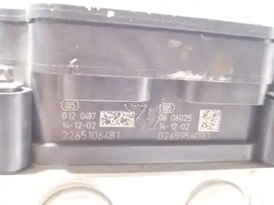 Pezzo di ricambio per auto di seconda mano abs per citroen c4 picasso ii 1.6 hdi / bluehdi 115 riferimenti oem iam 9806742980 9810768180 269606