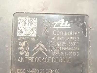 Peça sobressalente para automóvel em segunda mão abs por citroen c4 cactus feel edition referências oem iam 9819474880 10022008984 10091539933