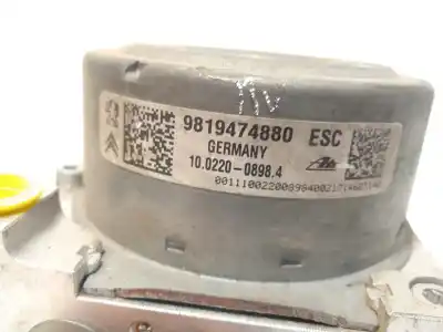 Peça sobressalente para automóvel em segunda mão abs por citroen c4 cactus feel edition referências oem iam 9819474880 10022008984 10091539933