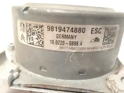 Peça sobressalente para automóvel em segunda mão abs por citroen c4 cactus shine referências oem iam 9819474880 10022008984 10091539933