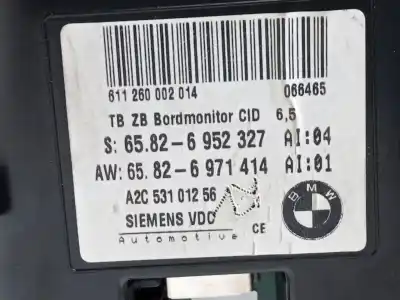 Peça sobressalente para automóvel em segunda mão display gps / multimídia por bmw 5 (e60) 525 i referências oem iam 65826952327  