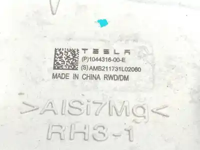 Second-hand car spare part front right knuckle for tesla model 3 (5yj3) ev oem iam references 104431600e 104412300b 