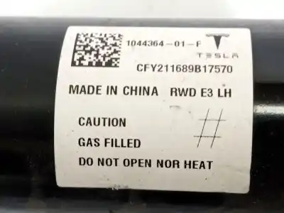 Second-hand car spare part front left shock absorber for tesla model 3 (5yj3) ev oem iam references 104436401f  