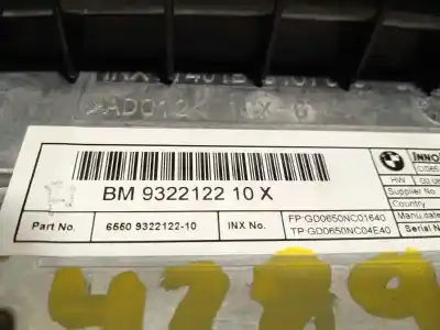 İkinci el araba yedek parçası çok fonksiyonlu ekran için bmw serie 1 lim. (f20) 116d oem iam referansları 9322122  65509322122
