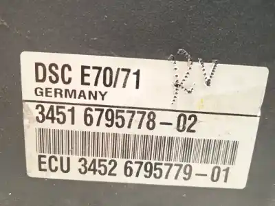 Pezzo di ricambio per auto di seconda mano abs per bmw x5 (e70) 3.0d riferimenti oem iam 34516780126 0265250200 34516783056