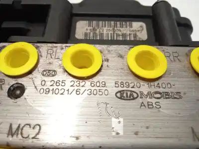 Peça sobressalente para automóvel em segunda mão abs por kia cee´d (jd) 1.6 crdi 128 referências oem iam 589201h400 0265232609 0265800972