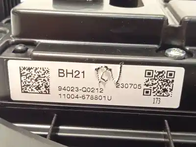 Автозапчастина б/у панель інструментів для hyundai bayon (bc3) 1.2 mpi посилання на oem iam 94023q0212 11004678801u 