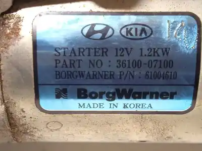 Автозапчастина б/у двигун запускається для hyundai bayon (bc3) 1.2 mpi посилання на oem iam 3610007100 61004610 