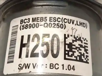 Автозапчастина б/у абс для hyundai bayon (bc3) 1.2 mpi посилання на oem iam 58910q0250 6158941600 q058920540