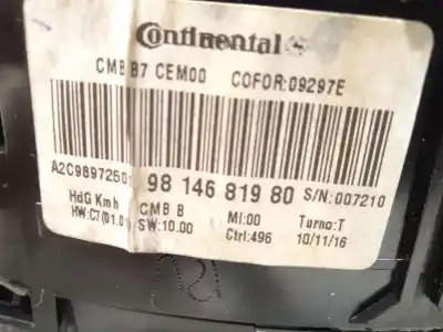 Peça sobressalente para automóvel em segunda mão quadrante por ds ds 4 / ds 4 crossback (nx_) 1.2 thp 130 (nxhnym) referências oem iam 9814681980 9812834180 9814039880