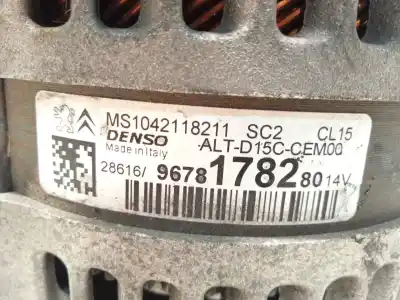 Автозапчастина б/у генератор для ds ds 4 / ds 4 crossback (nx_) 1.2 thp 130 (nxhnym) посилання на oem iam 9678178280 ms1042118211 