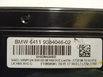 Автозапчасти б/у климат-контроль за bmw serie 1 lim. (f20) 116d ссылки oem iam 64119384046 9384046 