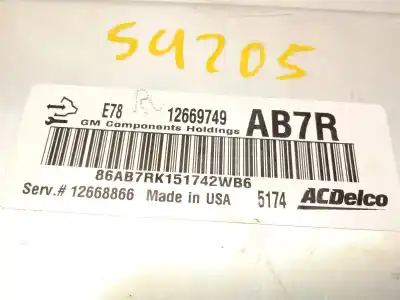 Автозапчасти б/у блок управления двигателем за opel mokka / mokka x (j13) 1.4 (_76) ссылки oem iam 12668866  12669749