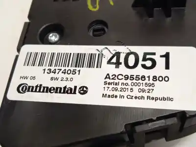 Автозапчастина б/у клімат-контроль для opel mokka / mokka x (j13) 1.4 (_76) посилання на oem iam 13474051  