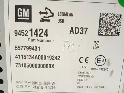 Автозапчастина б/у аудіо система / радіо cd для opel mokka / mokka x (j13) 1.4 (_76) посилання на oem iam 94521424  557799431