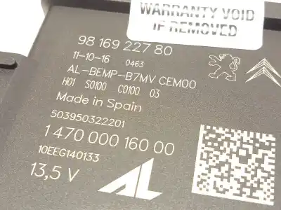 Автозапчастина б/у електронний модуль для ds ds 4 / ds 4 crossback (nx_) 1.2 thp 130 (nxhnym) посилання на oem iam 9816922780  10eeg140133