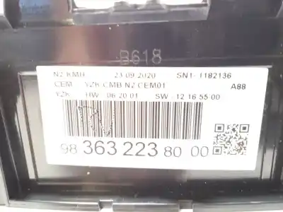 Second-hand car spare part dashboard for citroen c3 aircross ii (2r_, 2c_) 1.2 puretech 110 (2rhnzb, 2rhnzw, 2rhnpx, 2rhnpj) oem iam references 9836322380  