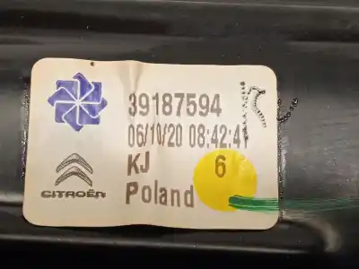 Автозапчастина б/у регулятор скла заднього правого для citroen c3 aircross ii (2r_, 2c_) 1.2 puretech 110 (2rhnzb, 2rhnzw, 2rhnpx, 2rhnpj) посилання на oem iam 39187594 20200909 