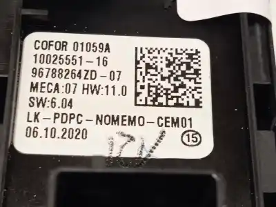 Автозапчастина б/у передні вікний вмикач для citroen c3 aircross ii (2r_, 2c_) 1.2 puretech 110 (2rhnzb, 2rhnzw, 2rhnpx, 2rhnpj) посилання на oem iam 96788264zd 1002555116 