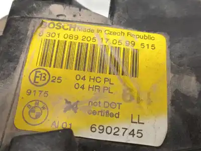 Peça sobressalente para automóvel em segunda mão farol / farolim esquerdo por bmw 3 (e46) 320 d referências oem iam 6902745 0301089205 63126902745