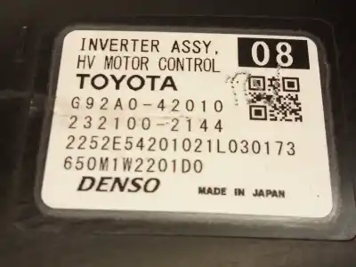 Автозапчастина б/у перетворювач живлення для toyota rav 4 v (_a5_, _h5_) 2.5 hybrid awd (axap54) посилання на oem iam g92a042010 2321002144 g92a042111