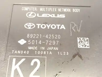 Second-hand car spare part electronic module for toyota rav 4 v (_a5_, _h5_) 2.5 hybrid awd (axap54) oem iam references 8922142520 50147297 