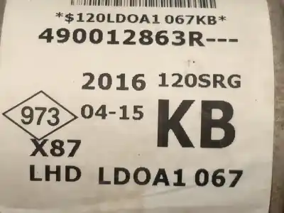 Автозапчастина б/у рульмова рейка для renault captur i (j5_, h5_) 1.5 dci 90 посилання на oem iam 490012863r  