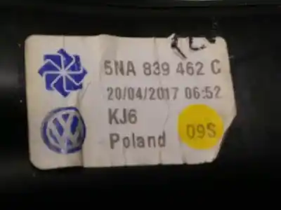 Автозапчастина б/у регулятор скла заднього правого для volkswagen tiguan (5n2) 2.0 tdi посилання на oem iam 5na839462c 5q0959802a 