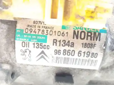 Автозапчасти б/у компрессор кондиционера воздуха за citroen c8 (ea_, eb_) 2.0 hdi ссылки oem iam 9686061980  