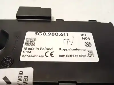 Pezzo di ricambio per auto di seconda mano modulo elettronico per vw california t6 camper (sgc, sgg, shc) 2.0 tdi riferimenti oem iam 5g0980611  