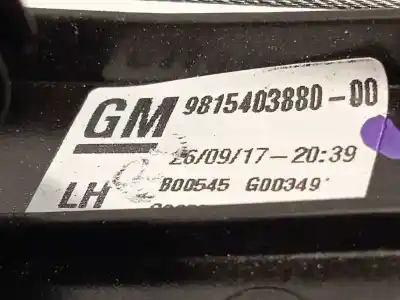 Recambio de automóvil de segunda mano de elevalunas trasero izquierdo para opel grandland x (2017->) 1.6 business [1.6 ltr. - 88 kw 16v cdti dpf] referencias oem iam 9815403880 9815642880 