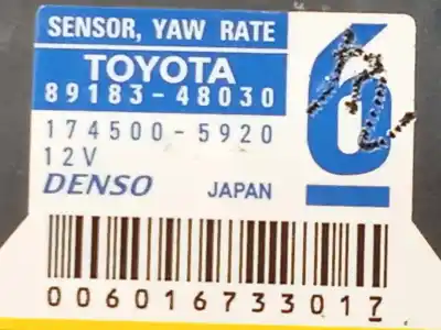 Peça sobressalente para automóvel em segunda mão módulo eletrônico por toyota auris (_e15_) 1.8 hybrid (zwe150_) referências oem iam 8918348030 1745005920 