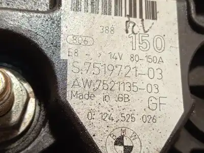 Peça sobressalente para automóvel em segunda mão alternador por bmw 5 (e60) 520 i referências oem iam 7519721 0124525026 12317519721
