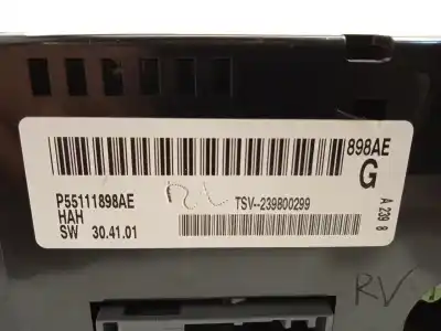 Peça sobressalente para automóvel em segunda mão comando de sofagem (chauffage / ar condicionado) por dodge journey 2.0 crd referências oem iam p55111898ae 55111898ae 