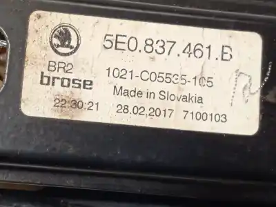 Автозапчасти б/у регулятор стекла переднего левого за skoda octavia iii combi (5e5, 5e6) 1.6 tdi ссылки oem iam 5e0837461b  5q0959801b