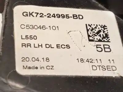 Peça sobressalente para automóvel em segunda mão fechadura da porta traseira esquerda por land rover discovery sport (l550) 2.0 d 4x4 referências oem iam gk7224995bd  lr070432