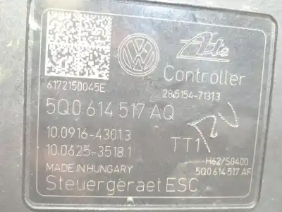 Pezzo di ricambio per auto di seconda mano abs per skoda octavia iii combi (5e5, 5e6) 1.6 tdi riferimenti oem iam 5q0614517aq 10022009014 28515471313