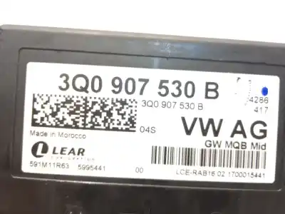 Автозапчастина б/у електронний модуль для skoda octavia iii combi (5e5, 5e6) 1.6 tdi посилання на oem iam 3q0907530b  
