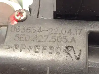 Автозапчасти б/у замок багажника/ворот за skoda octavia iii combi (5e5, 5e6) 1.6 tdi ссылки oem iam 5e0827505a  