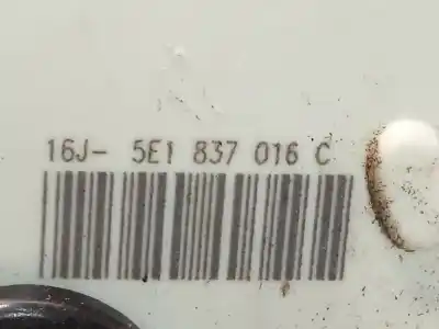 Автозапчастина б/у замок передній праві двері для skoda octavia iii combi (5e5, 5e6) 1.6 tdi посилання на oem iam 5e1837016c  