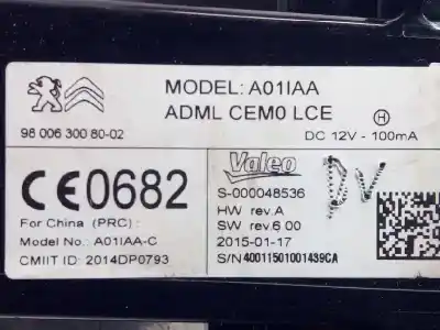 Автозапчасти б/у переключатель стартера за citroen c4 picasso intensive ссылки oem iam 9800630080  