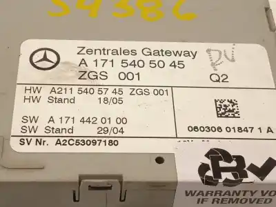 Recambio de automóvil de segunda mano de modulo electronico para mercedes-benz slk (r171) 200 kompressor (171.442) referencias oem iam a1715405045 a2c53097180 