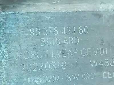 Автозапчастина б/у регулятор скла заднього правого для citroen c3 iii (sx) 1.2 puretech 82 посилання на oem iam 9840154080  9837842380
