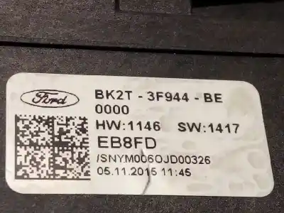 Автозапчасти б/у прерывный контроль за ford transit custom kasten 270 l1 trend ссылки oem iam 1876932 bk2t3f944be 