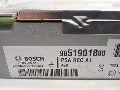 Автозапчастина б/у gps навігаційна система для citroen c3 iii (sx) 1.2 puretech 82 посилання на oem iam 9851901880 7503900516 