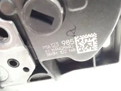 Автозапчастина б/у замок дверей заднього лівого для citroen c3 iii (sx) 1.2 puretech 82 посилання на oem iam 9812398580  